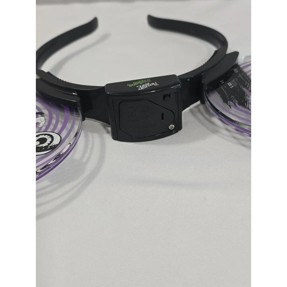 Disney Twilight Zone Tower of Terror Light-Up Mickey Ears Headband Adult Works!